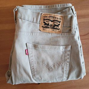 Levi's Men's 511 Slim Fit Jeans - True Khaki - 34x34